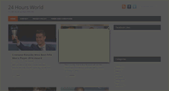 Desktop Screenshot of 24hoursworld.com