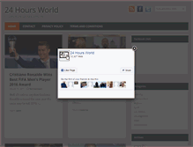 Tablet Screenshot of 24hoursworld.com